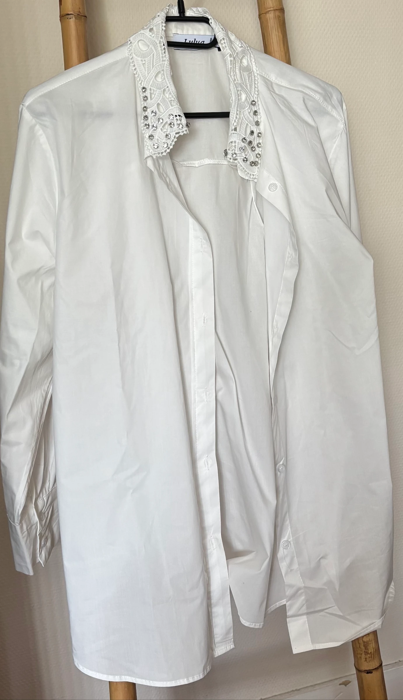 🌸 Elegant white shirt - one size – photo 3